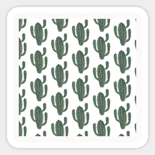 Watercolor Cactus Neck Gatier Cactus Sticker